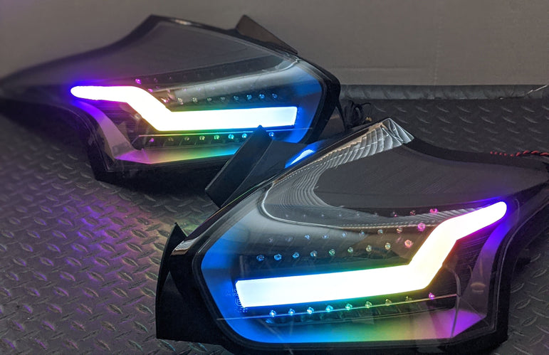 NTXGlow RGB Tail Lights (2015 - 2019 Ford Focus ST/RS) - JSI Racing 