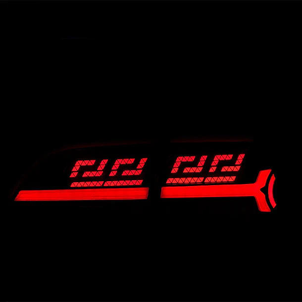 NTXGlow Smoked Matrix Style Tail Lights (2017+ Tesla Model 3/Y) - JSI Racing 
