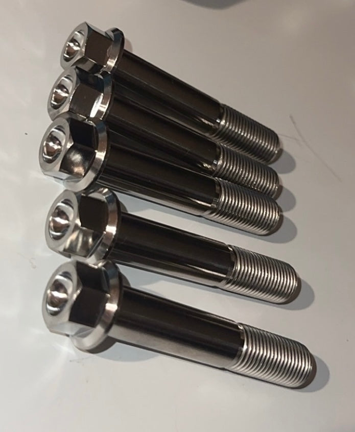 MRC Racing Components Raw Titanium Transmission to Engine Bolt Kit B/D Series MRC Racing Components