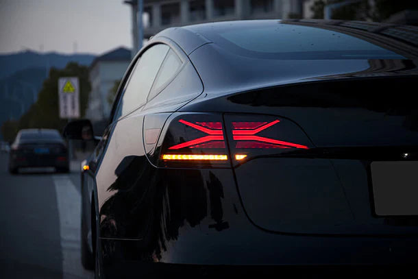 NTXGlow Smoked Tail Lights (2017+ Tesla Model 3/Y) - JSI Racing 