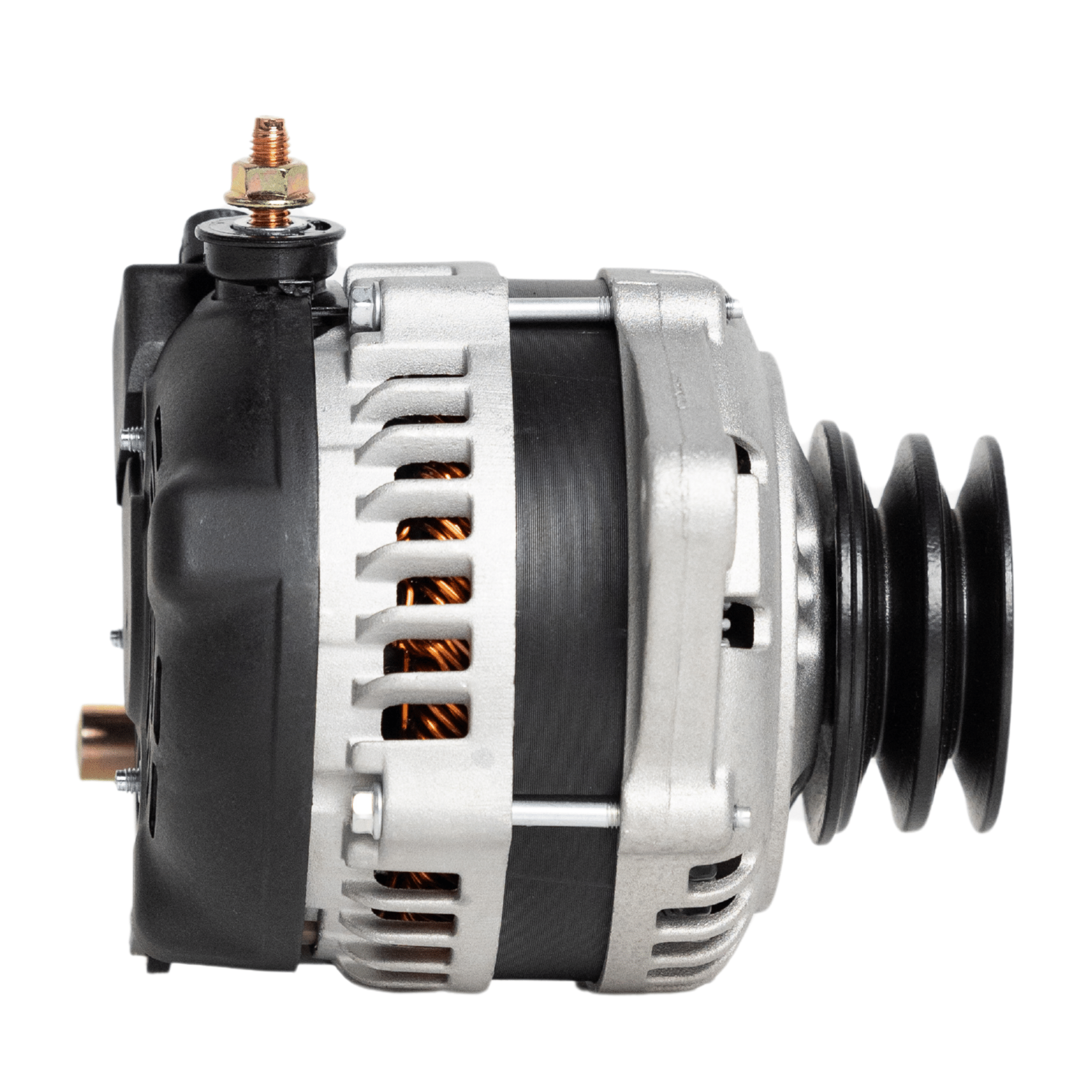 1980-1989 Subaru DL 1.8L 250amp High Output Alternator - JSI Racing 