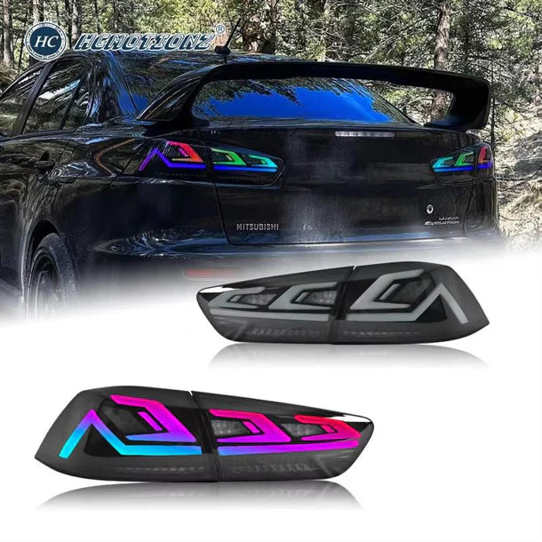 NTXGlow Tail Lights (2008-2020 Mitsubishi Lancer Evo X) - JSI Racing 