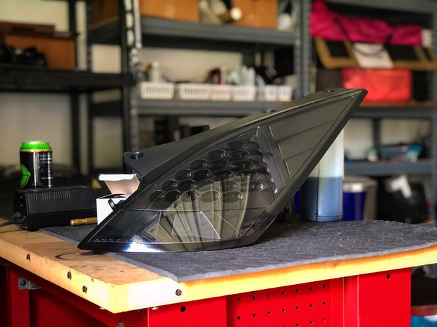 NTXGlow All Black Housing Tail Lights (Nissan 350Z) - JSI Racing 