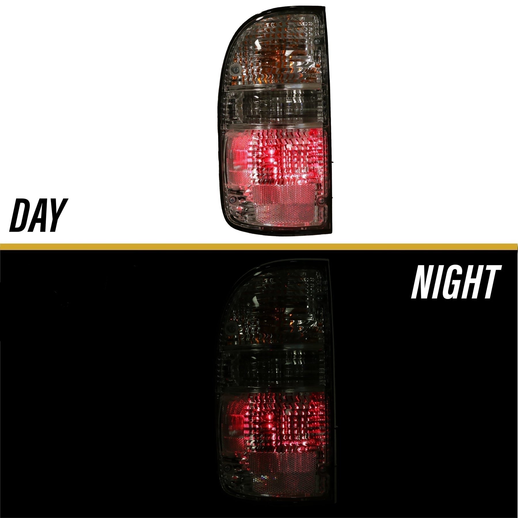 1995-2004 Toyota Tacoma Clear Lens Tail Lights - JSI Racing 
