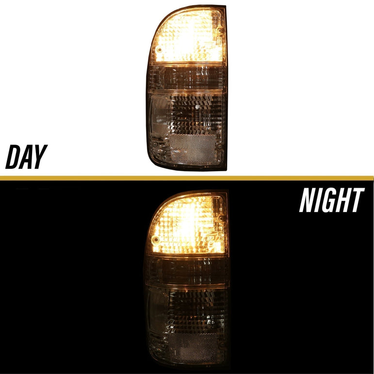 1995-2004 Toyota Tacoma Clear Lens Tail Lights - JSI Racing 