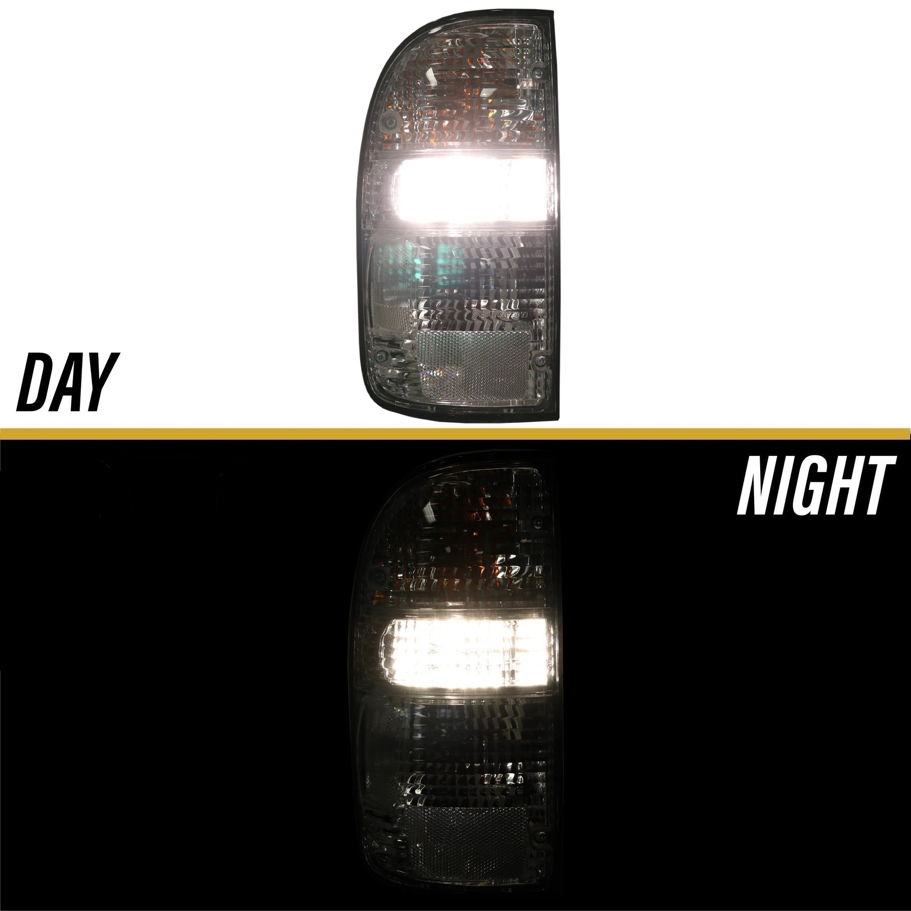 1995-2004 Toyota Tacoma Clear Lens Tail Lights - JSI Racing 