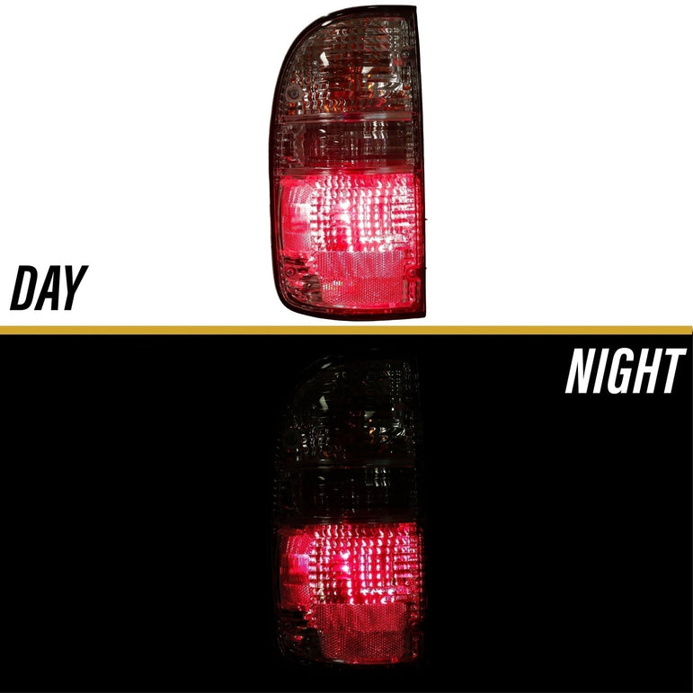 1995-2004 Toyota Tacoma Clear Lens Tail Lights - JSI Racing 