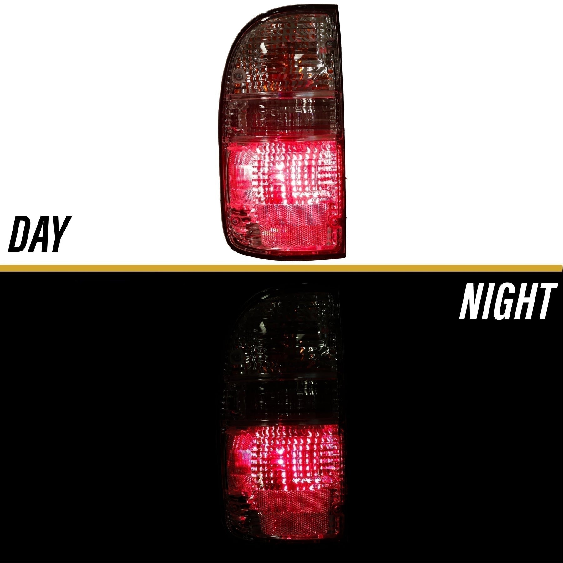1995-2004 Toyota Tacoma Clear Lens Tail Lights - JSI Racing 