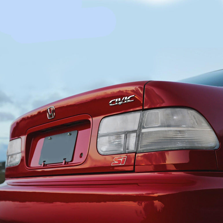 1996-2000 Honda Civic 2d Coupe Ek Jdm Clear 4pcs Rear Tail Light - JSI Racing 