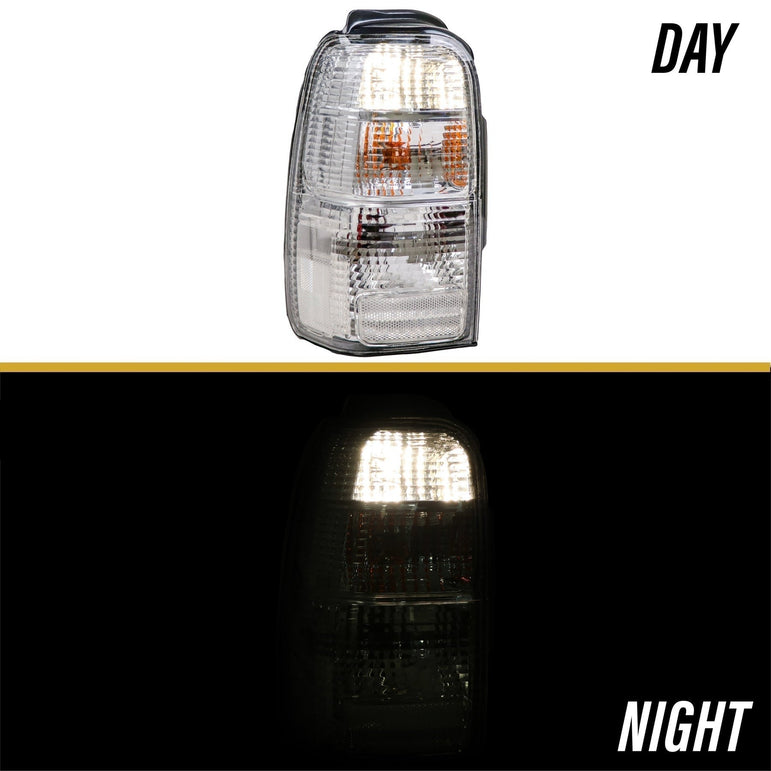 1996-2002 Toyota 4runner Trd Jdm Clear Rear Tail Lights Made By Unique Style Racing - JSI Racing 
