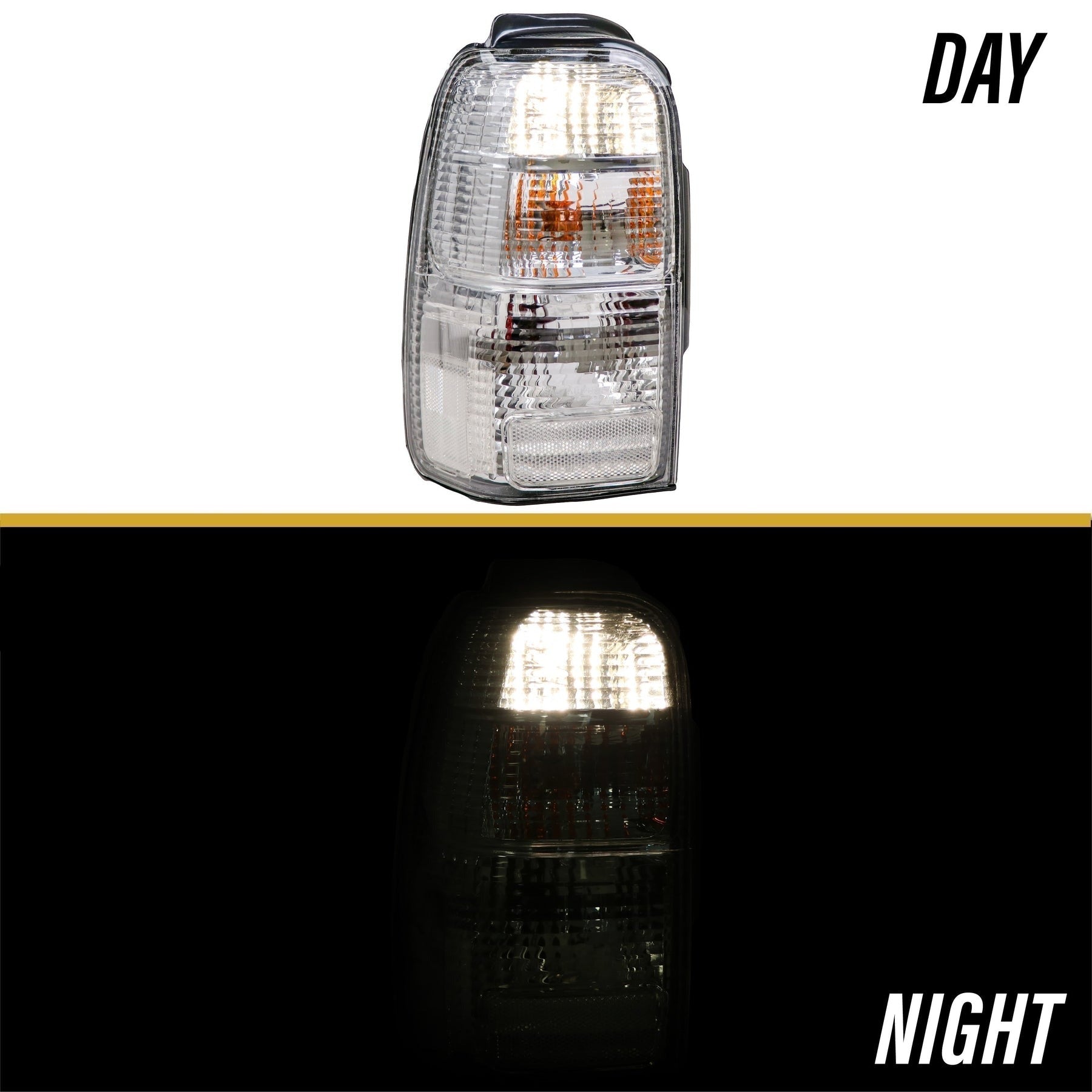 1996-2002 Toyota 4runner Trd Jdm Clear Rear Tail Lights Made By Unique Style Racing - JSI Racing 