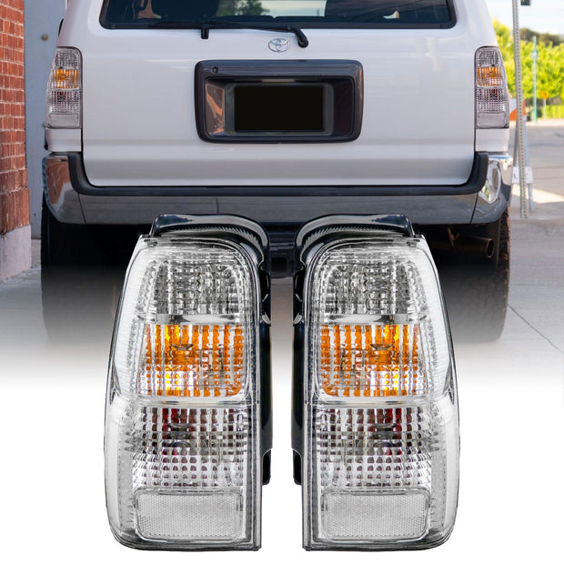 1996-2002 Toyota 4runner Trd Jdm Clear Rear Tail Lights Made By Unique Style Racing - JSI Racing 