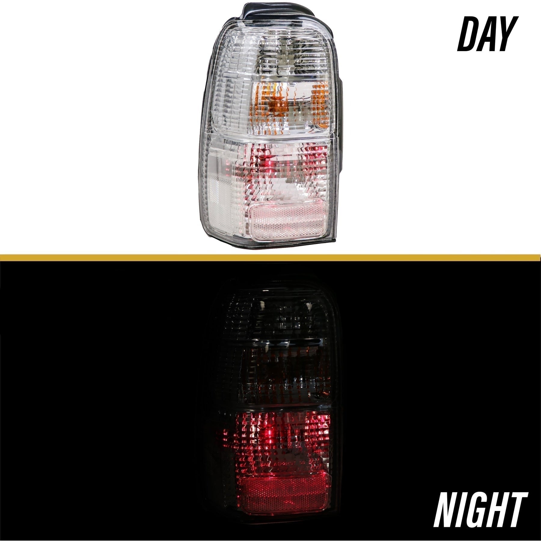 1996-2002 Toyota 4runner Trd Jdm Clear Rear Tail Lights Made By Unique Style Racing - JSI Racing 