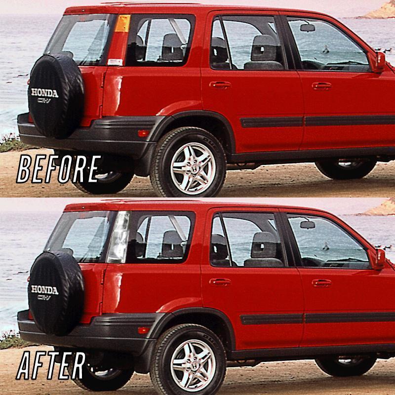1997-2001 Honda Crv Jdm Style Clear Rear Tail Light Lamp Made By Depo - JSI Racing 
