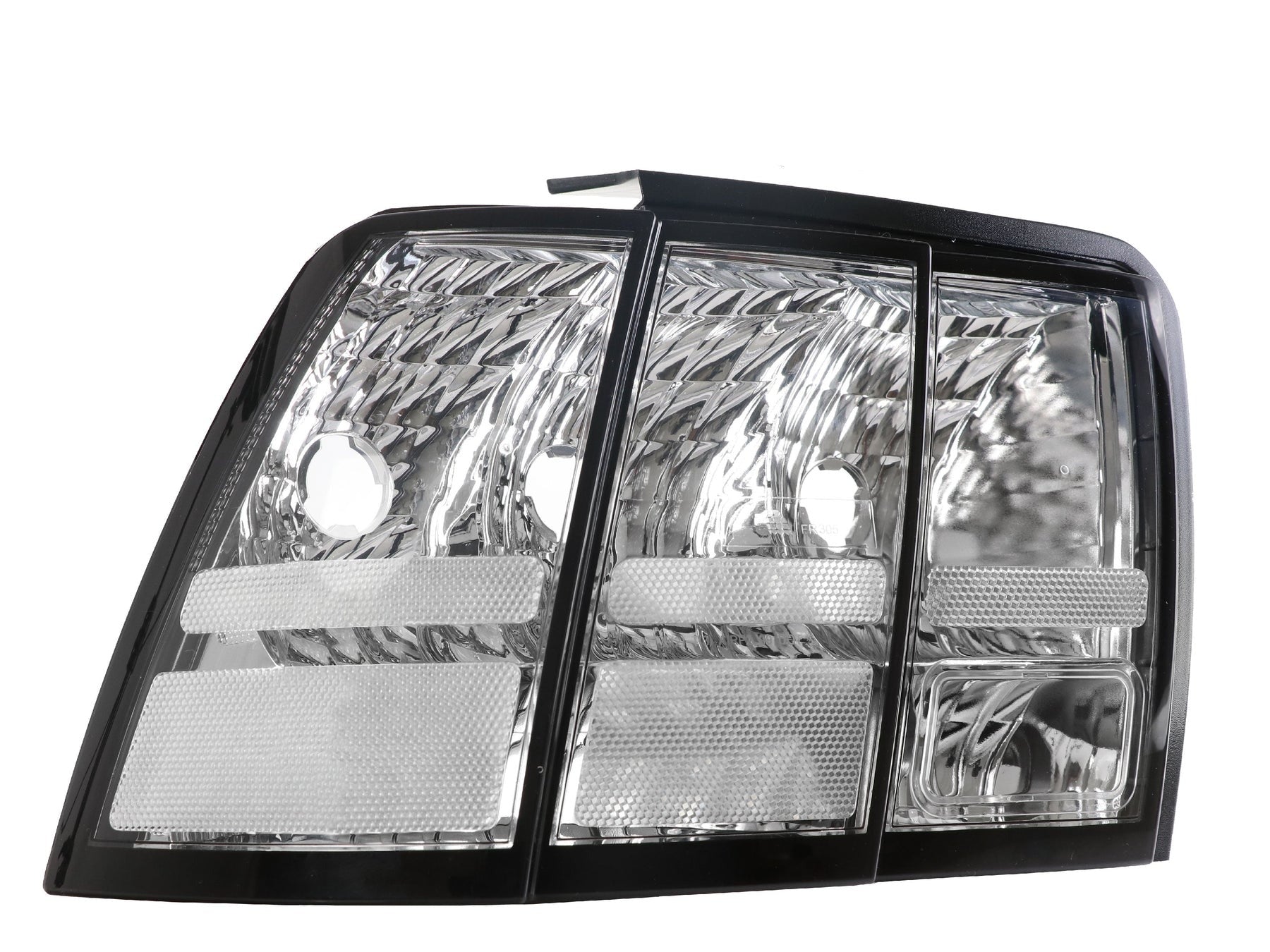 1999-2004 Ford Mustang V6 Gt New Edge Clear Euro Style Tail Light Made By Depo - JSI Racing 