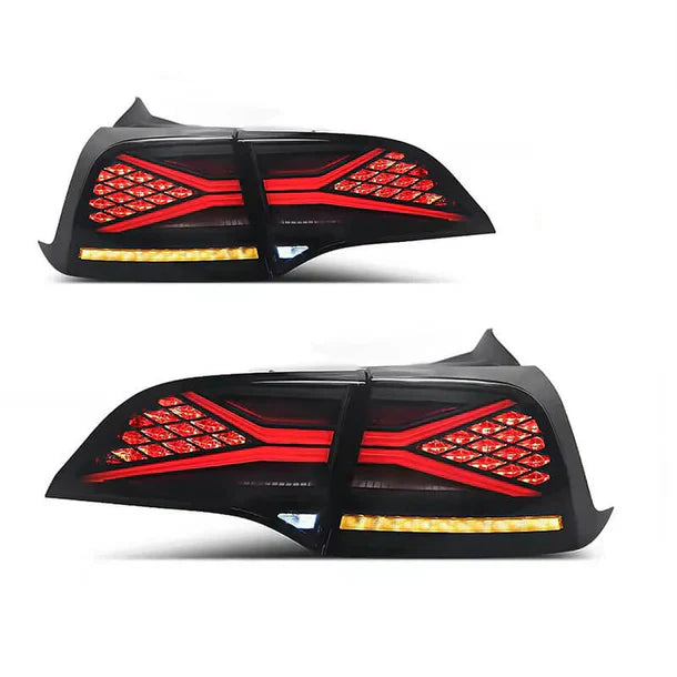 NTXGlow Smoked Tail Lights (2017+ Tesla Model 3/Y) - JSI Racing 