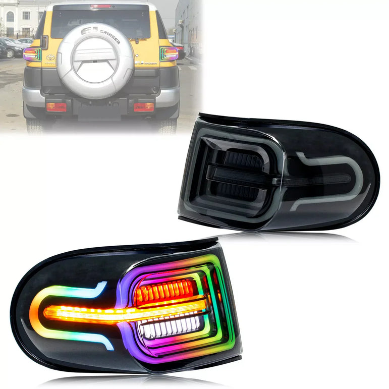 NTXGlow Tail Lights (2007-2020 Toyota Fj Cruiser) - JSI Racing 