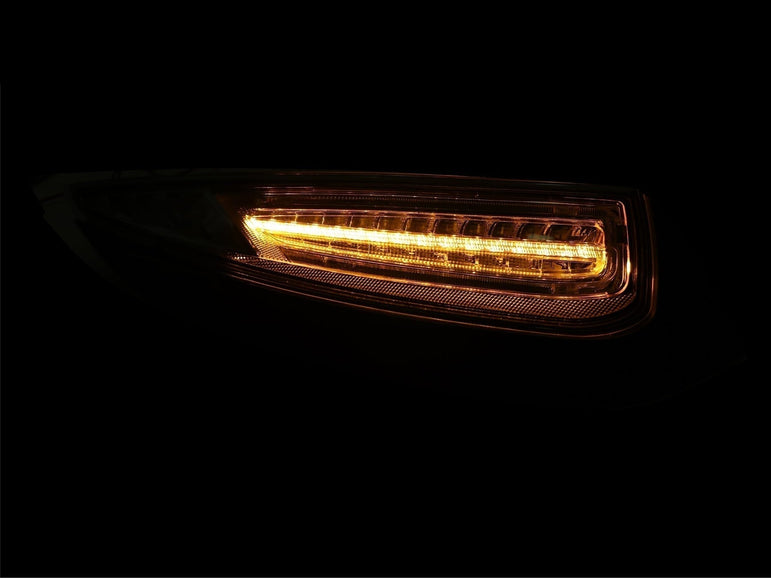 2009-2012 Porsche 911 Carrera 997 LED Light Bar Clear Tail Made By Depo - JSI Racing 