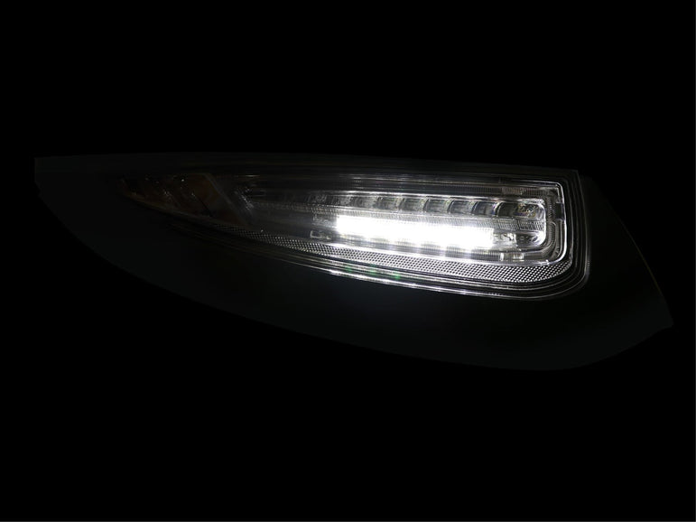 2009-2012 Porsche 911 Carrera 997 LED Light Bar Clear Tail Made By Depo - JSI Racing 
