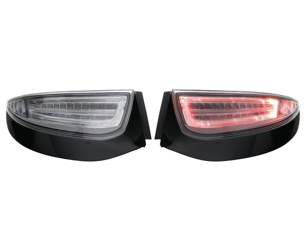 2009-2012 Porsche 911 Carrera 997 LED Light Bar Clear Tail Made By Depo - JSI Racing 