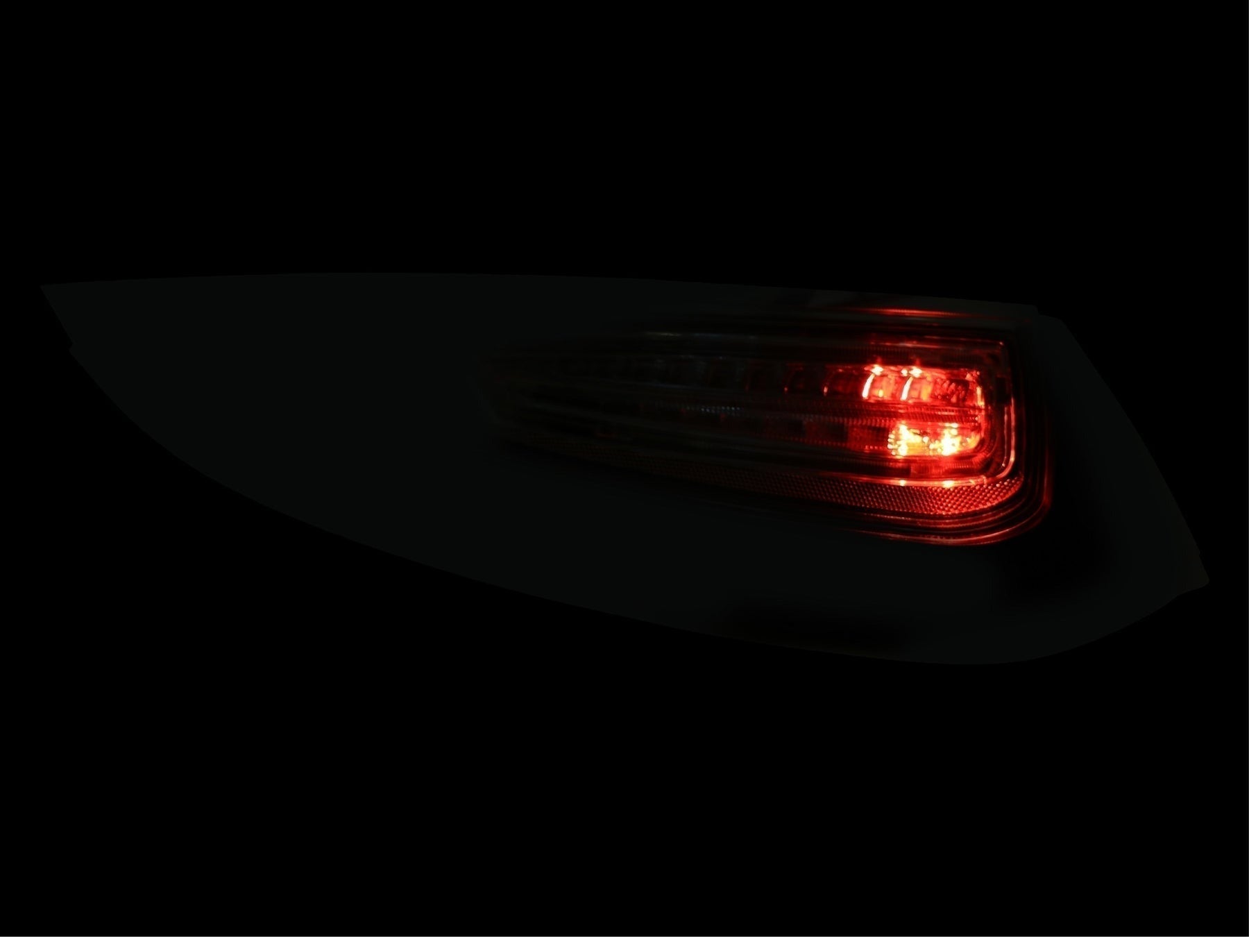 2009-2012 Porsche 911 Carrera 997 LED Light Bar Clear Tail Made By Depo - JSI Racing 