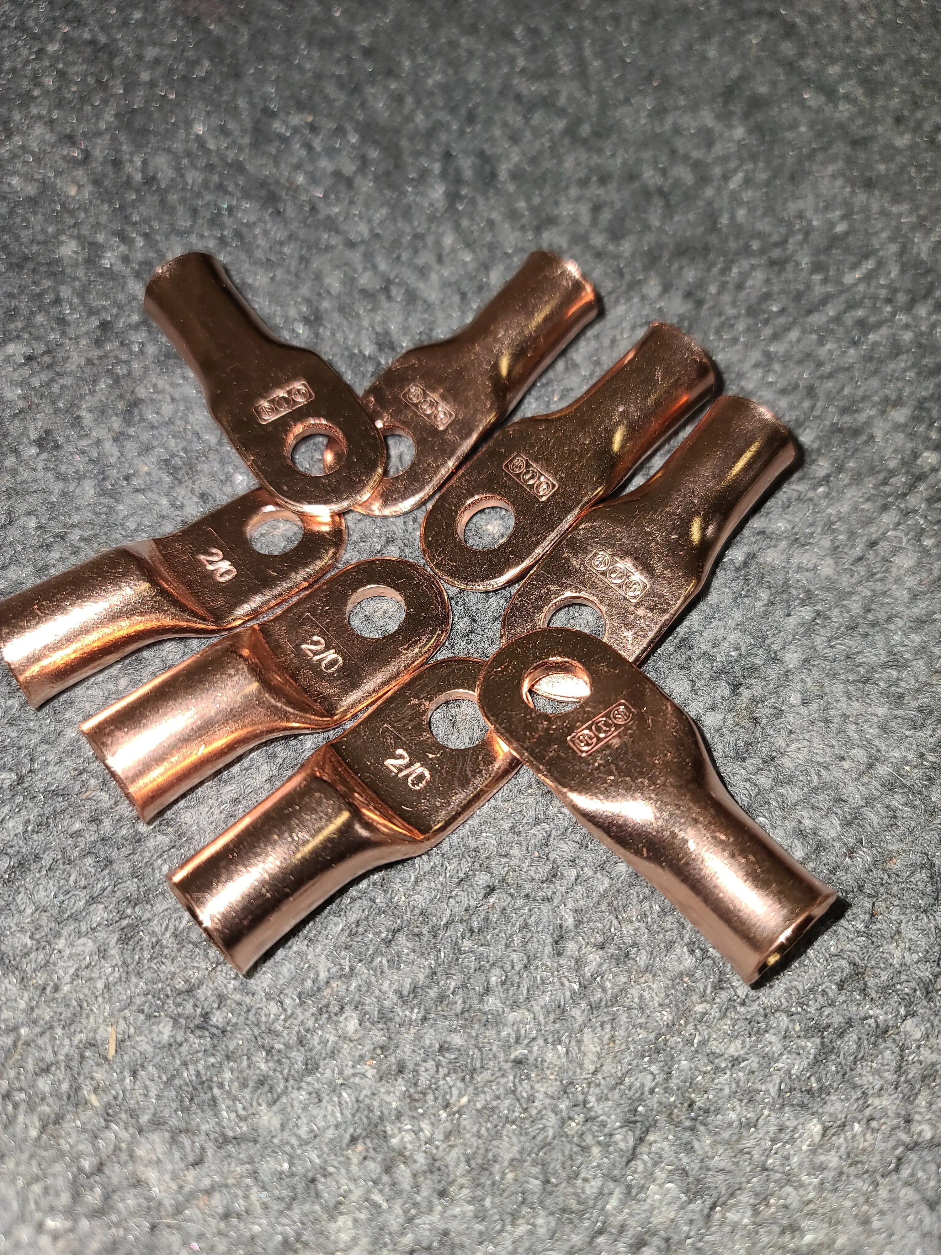 2/0 Copper Lugs - 5/16 stud - 10 Pack - JSI Racing