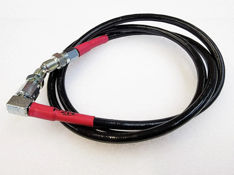 13-17 Honda Accord Full Length Steel Braided Clutch Line P2R Power Rev Racing