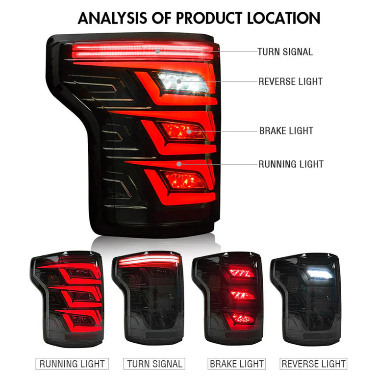 NTXGlow LED Tail Lights (2015-2019 Ford F150) NTXGlow