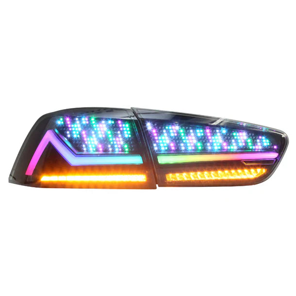 NTXGlow Matrix RGB LED Tail Lights (2008-2018 Mitsubishi Lancer) - JSI Racing 