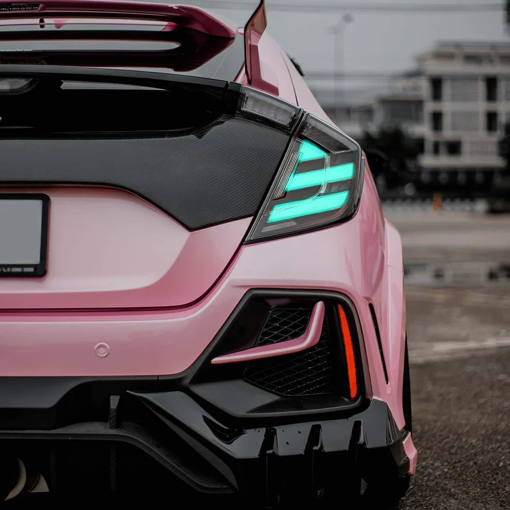 2016-2021 Honda Civic Hatchback Type R Tail Lights - JSI Racing 