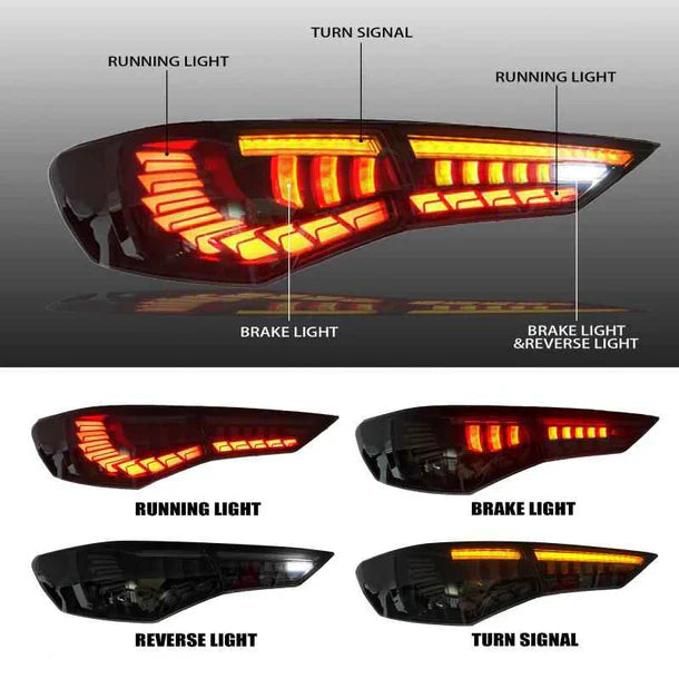 NTXGlow Jewel Style Tail Lights (2020-2023 Nissan Sentra) - JSI Racing 