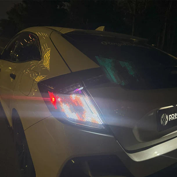 NTXGlow RGB LED Matrix Tail Lights (2016-2020 Honda Civic Hatchback) - JSI Racing 