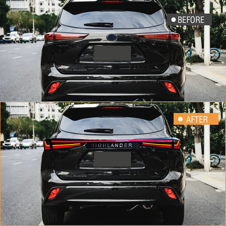 2020-2024 Toyota Highlander Custom Tail Lights - JSI Racing 