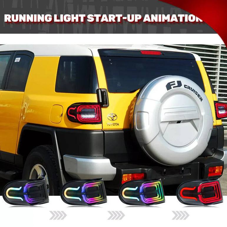 NTXGlow Tail Lights (2007-2020 Toyota Fj Cruiser) - JSI Racing 