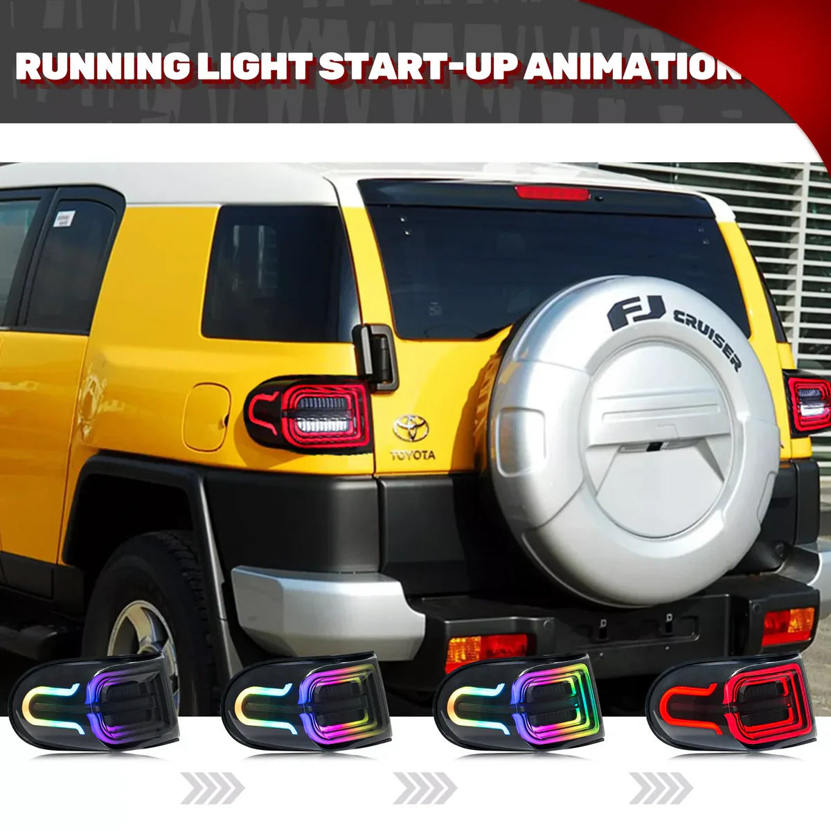 NTXGlow Tail Lights (2007-2020 Toyota Fj Cruiser) - JSI Racing 