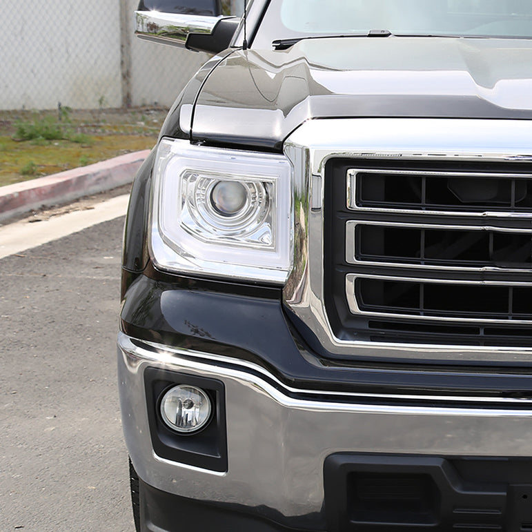 NTXGlow RGB headlights (14 - 19 GMC Sierra 1500 / 2500 / 3500) - JSI Racing 