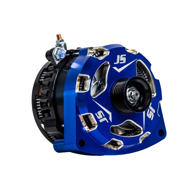 1996-2024 GM Billet High Output Alternator (Blue) - JSI Racing
