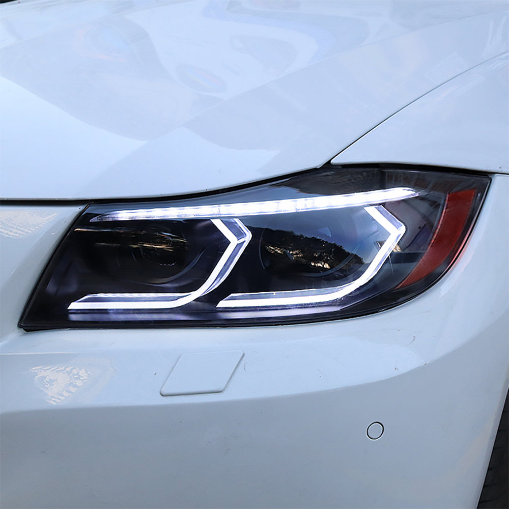 2005-2012 BMW E90 3 Series LED Headlights - JSI Racing 