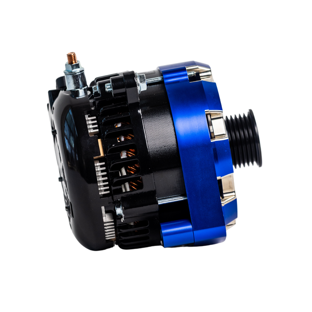 1996-2024 GM Billet High Output Alternator (Blue) - JSI Racing