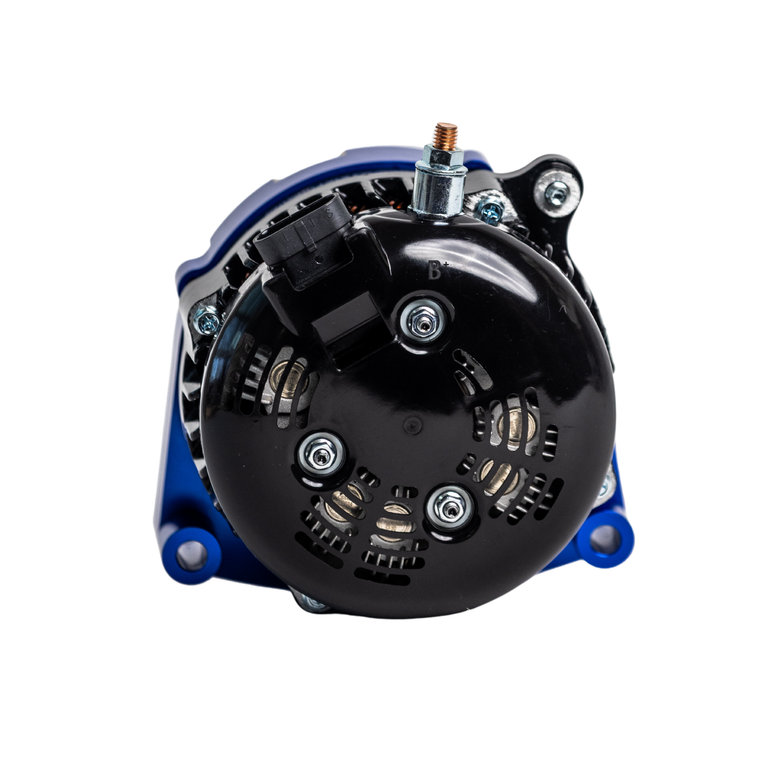 1996-2024 GM Billet High Output Alternator (Blue) - JSI Racing