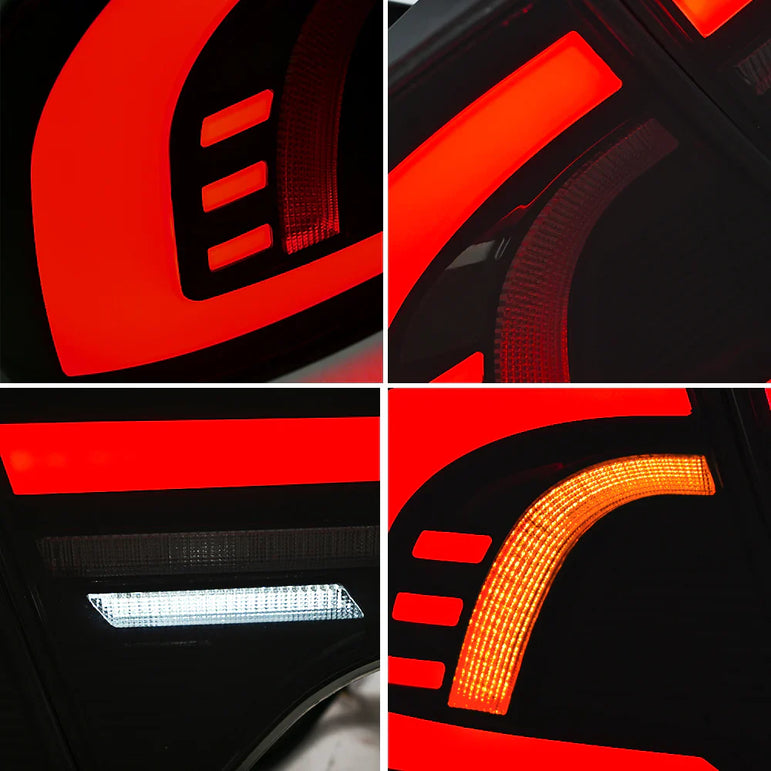 2006-2011 Civic Sedan LED Plug And Play Tail Lights - JSI Racing 