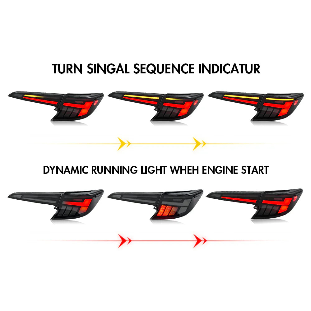 2019-2024 Toyota Corolla Gr Tail Lights - JSI Racing 