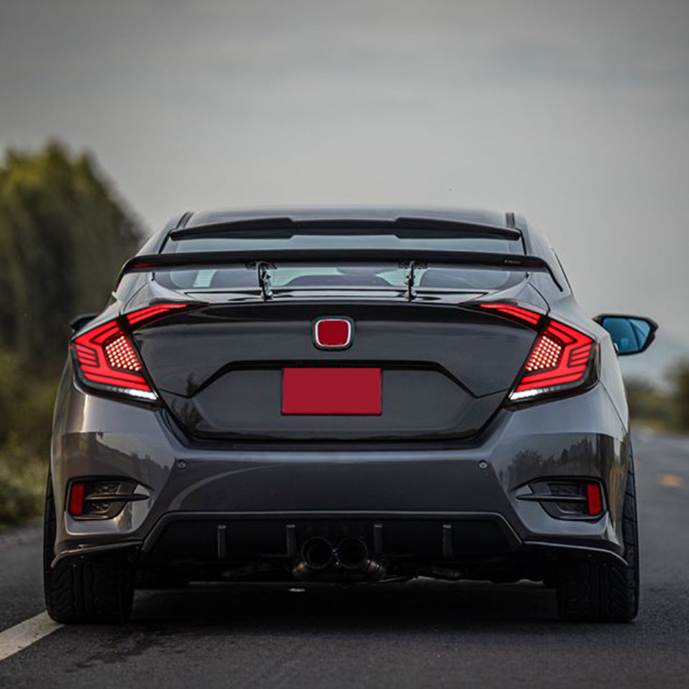 NTXGlow LED Tail Lights V3 (2016-2021 Honda Civic) - JSI Racing 