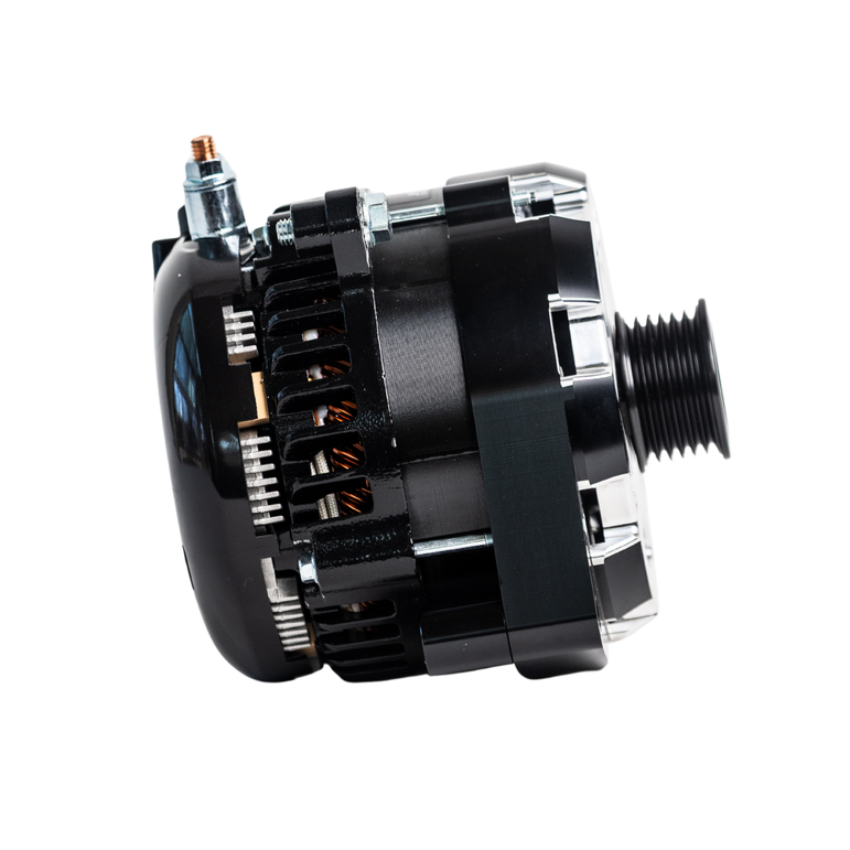 1996-2024 GM Billet High Output Alternator (Black) - JSI Racing