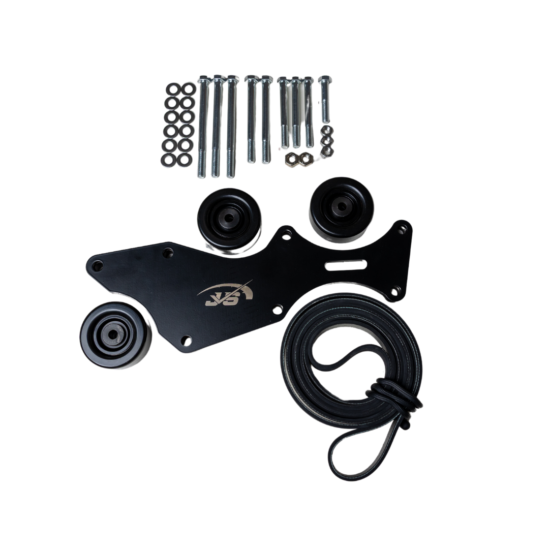 Triple Alternator Bracket Kit – 2000-2013 GM/Chevy Trucks (5.3L, 4.8L, 6.0L, 6.2L V8) - JSI Racing