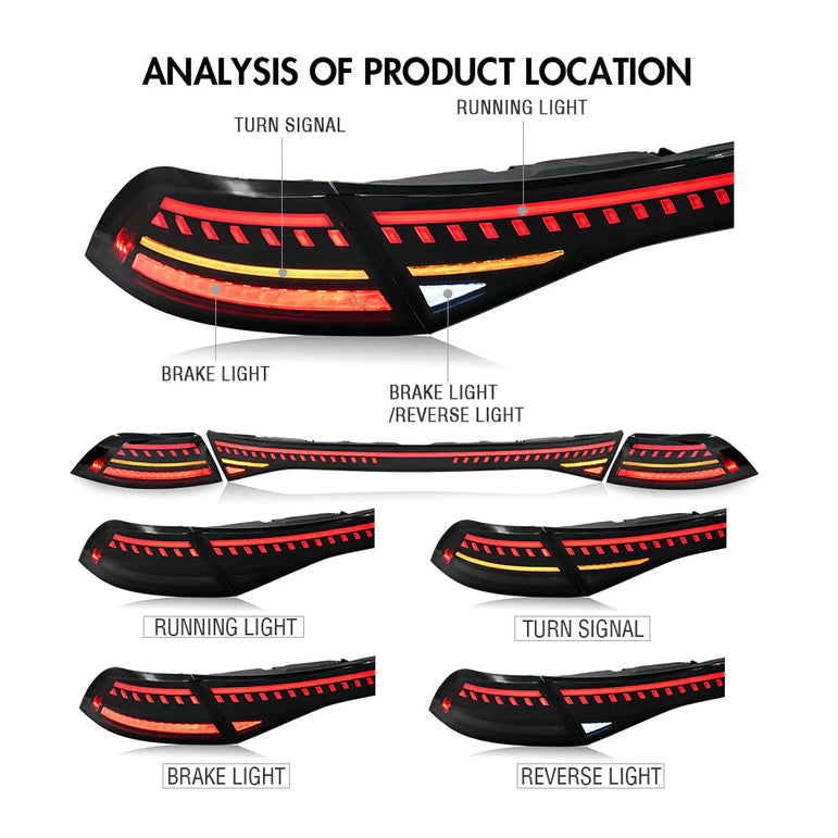 2023-2024 Honda Accord 11th Gen Tail Lights - JSI Racing 