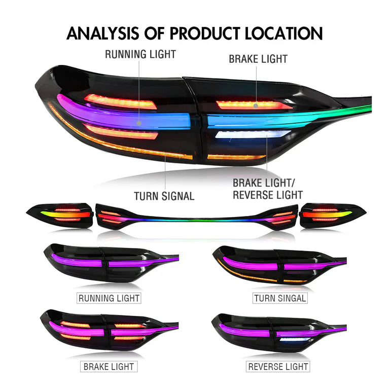 2020-2024 Toyota Corolla Custom Tail Lights - JSI Racing 