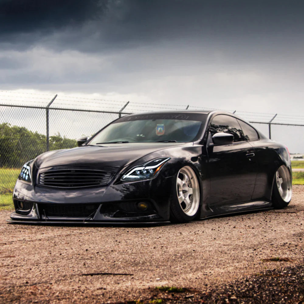 NTXGlow GT-R Style Headlights (2008-2013 Infiniti G37 Coupe) - JSI Racing 