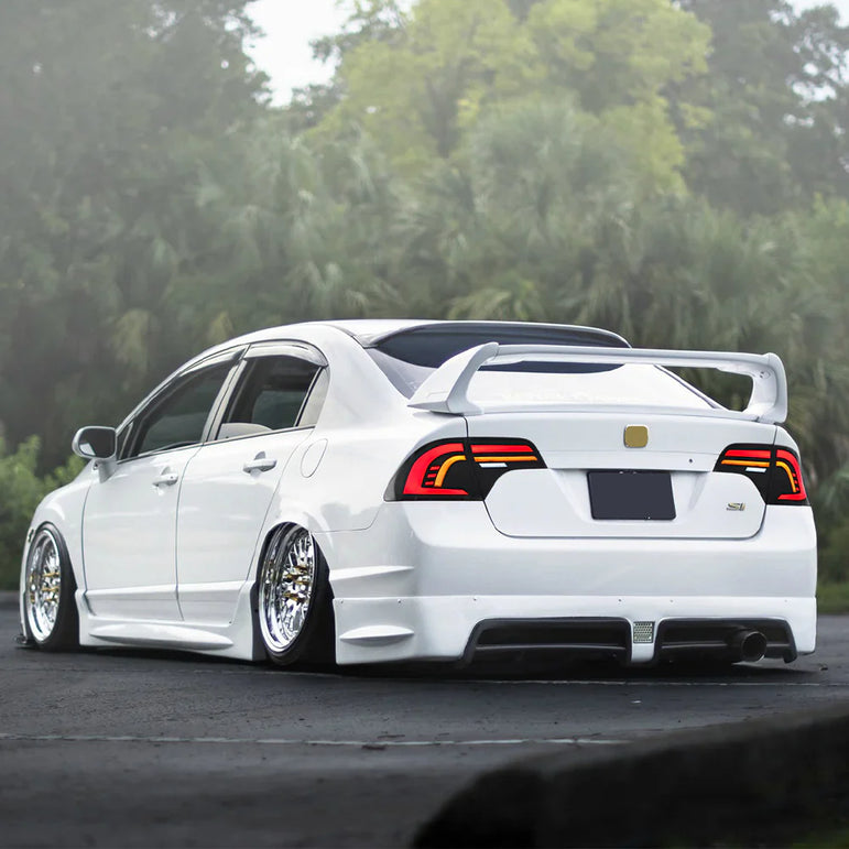 2006-2011 Civic Sedan LED Plug And Play Tail Lights - JSI Racing 