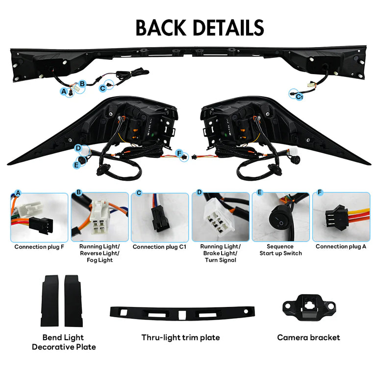 NTXGlow RGB Tail Lights 2014-2021 Lexus IS250 IS300 IS350 IS500 IS200t - JSI Racing 